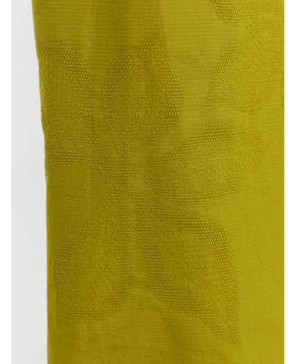 Брюки цветы авокадо жаккард