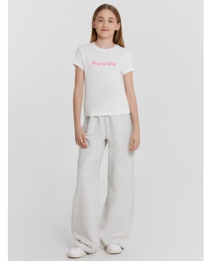 Футболка белый +печать