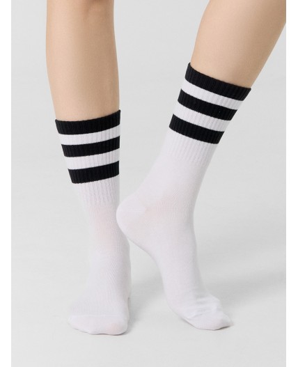 Носки белый /сер.меланж /черный/
