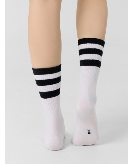 Носки белый /сер.меланж /черный/