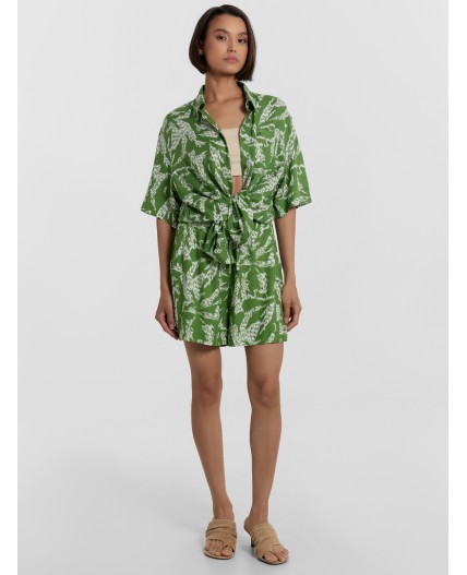 Шорты цветы на кактусе