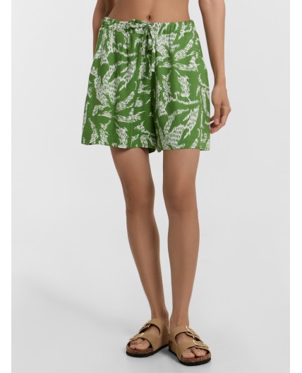 Шорты цветы на кактусе