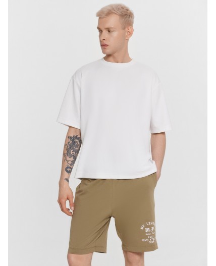 Шорты сепия +печать