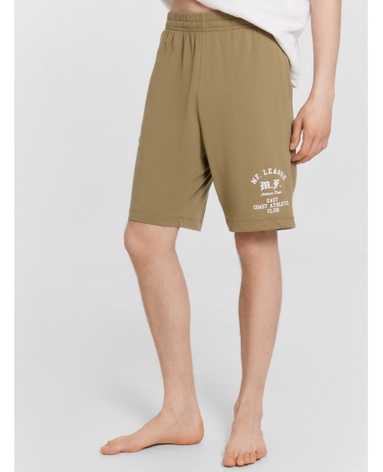 Шорты сепия +печать