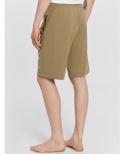 Шорты сепия +печать