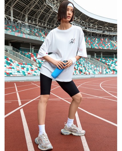 Футболка белый +печать