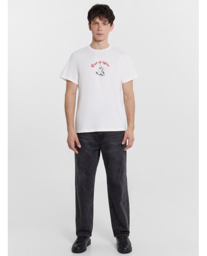 Футболка белый +печать8