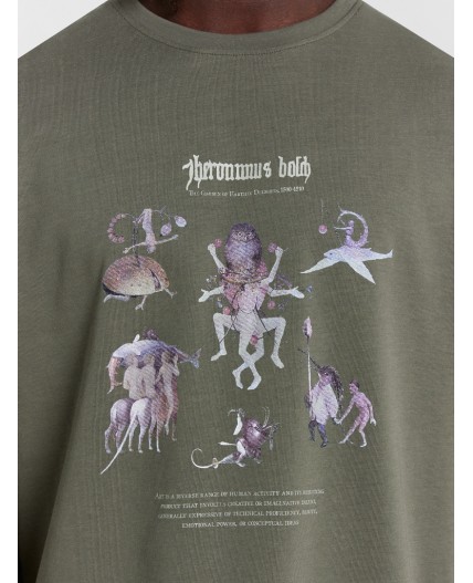 Футболка чайный лист +печать