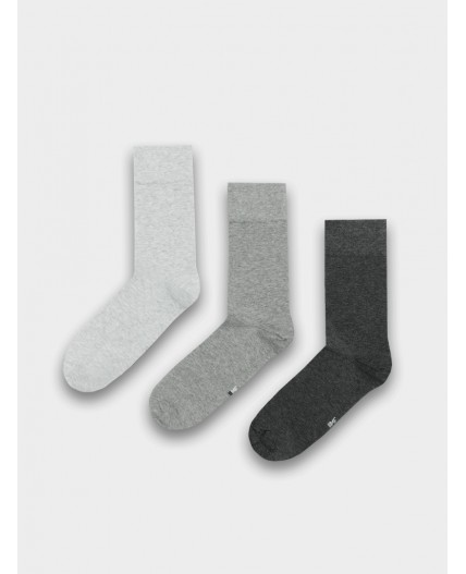 Носки т.сер.меланж /сер.меланж /св.сер.меланж/