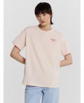 Футболка нежно -розовый +печать