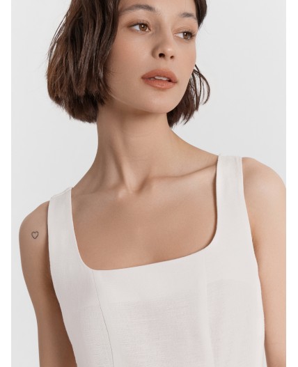 Сарафан белый