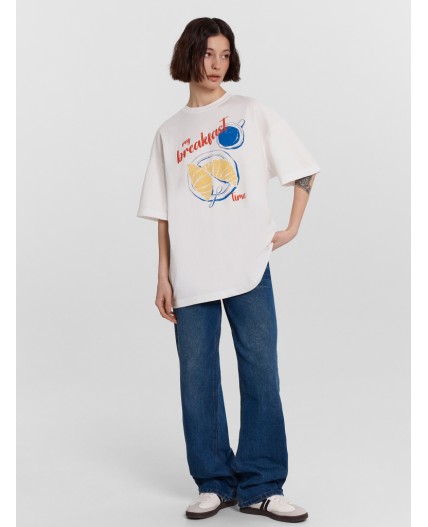 Футболка белый +печать5