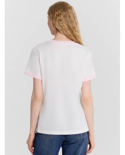 Футболка белый +печать2