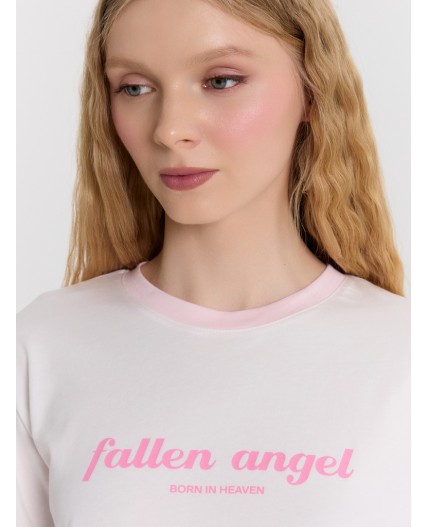 Футболка белый +печать2