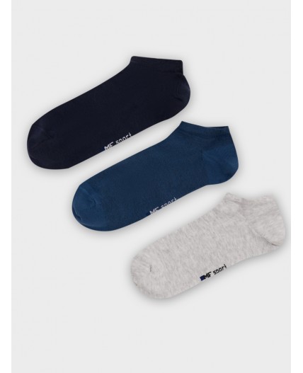Носки св.сер.меланж /джинсовый /т.синий/
