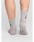 Носки серый меланж