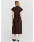 Платье коричневый