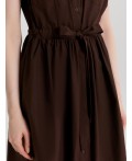 Платье коричневый