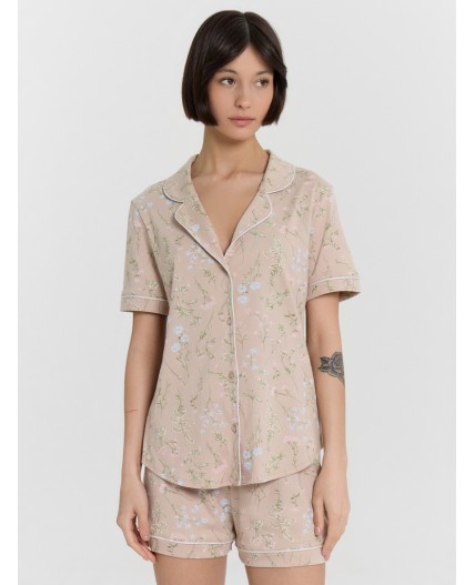 Комплект цветы на холодном бежевом