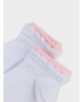 Носки белый /розовый