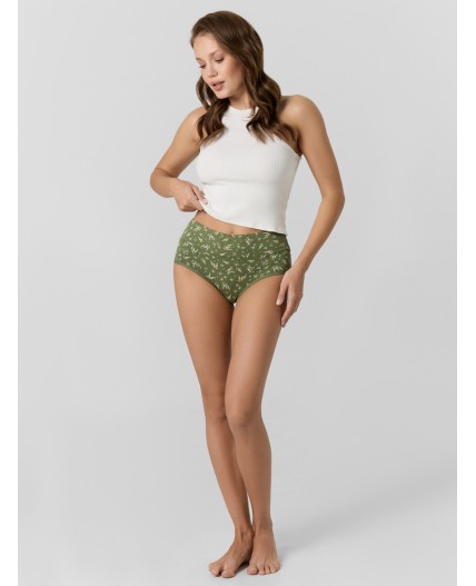 Трусы веточки на т.зеленом