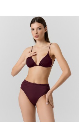 Трусы купальные винный