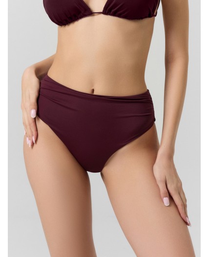 Трусы купальные винный