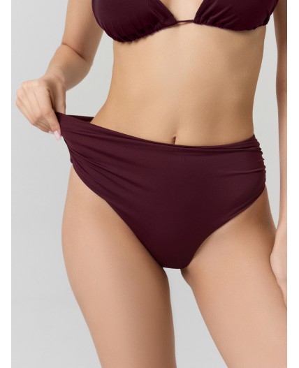 Трусы купальные винный