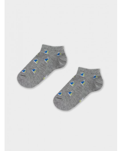 Носки серый меланж