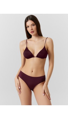 Трусы купальные винный