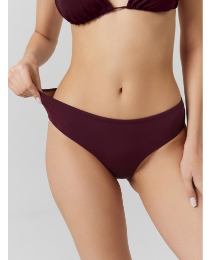 Трусы купальные винный