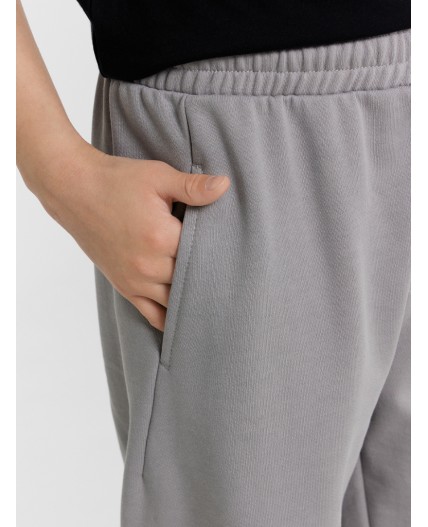 Брюки серый +печать1