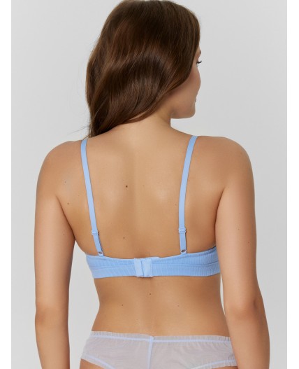 Бюстгальтер сине -голубой