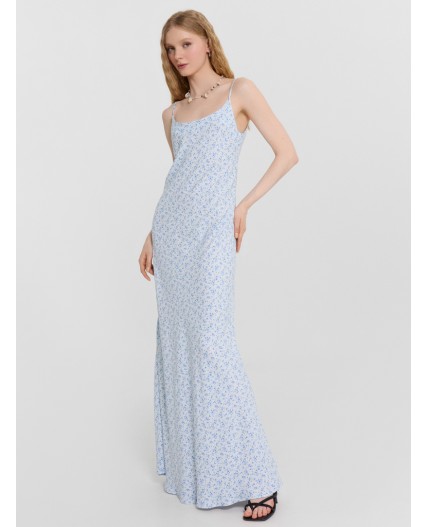 Сарафан цветы на белом