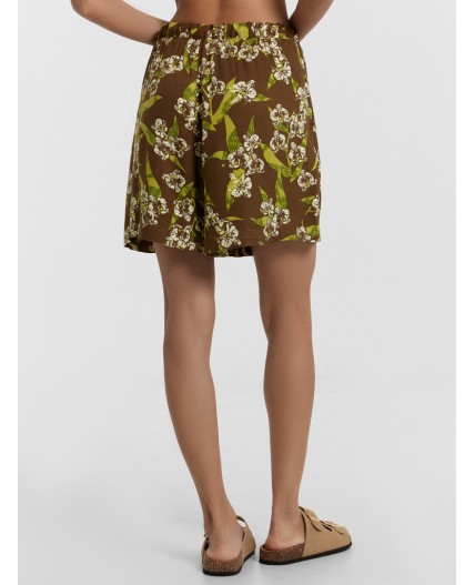 Шорты цветы на кенгуру