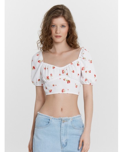 Топ розы на белом