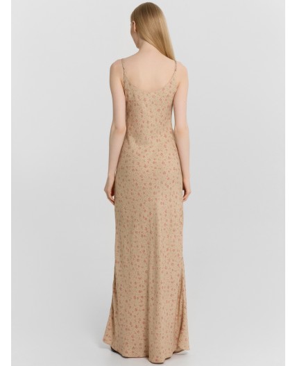 Сарафан цветочки на ирландском креме