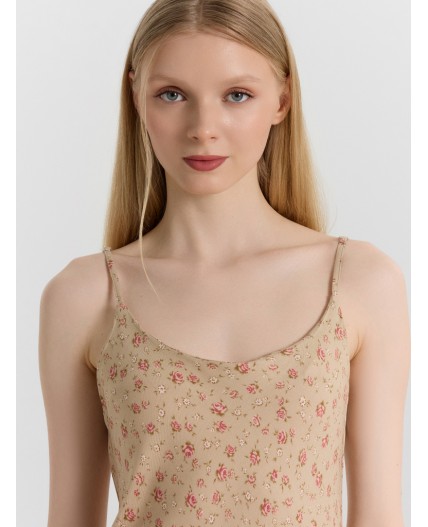 Сарафан цветочки на ирландском креме