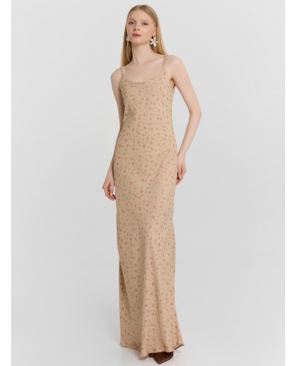 Сарафан цветочки на ирландском креме