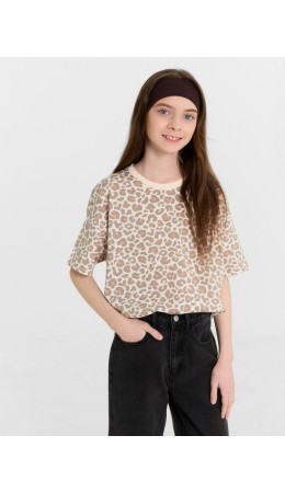 Футболка леопард