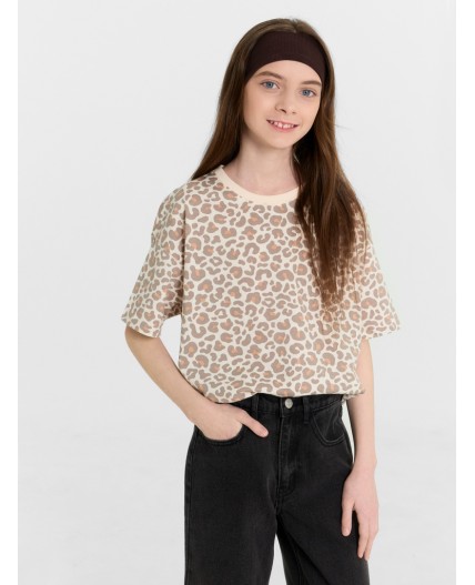 Футболка леопард