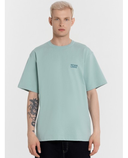 Футболка эффект деграде +печать