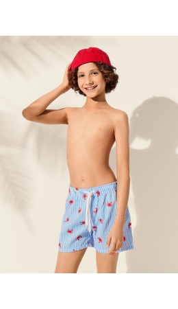 Трусы купальные крабики на полоске