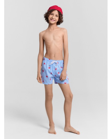Трусы купальные крабики на полоске