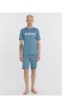 Комплект варка серо -голубой +печать