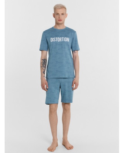 Комплект варка серо -голубой +печать