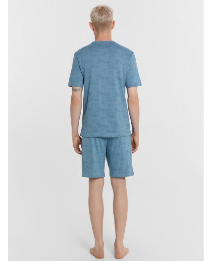 Комплект варка серо -голубой +печать