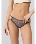 Трусы мелкий рисунок на т.сером