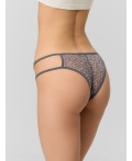 Трусы мелкий рисунок на т.сером