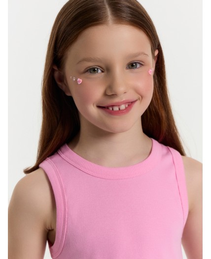 Топ розовый